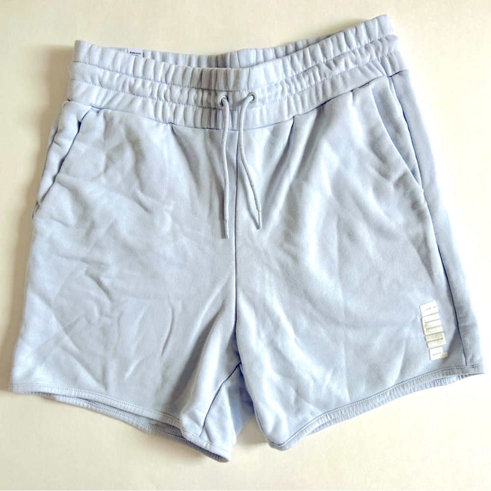 Small Light Blue Puma Sweatshorts